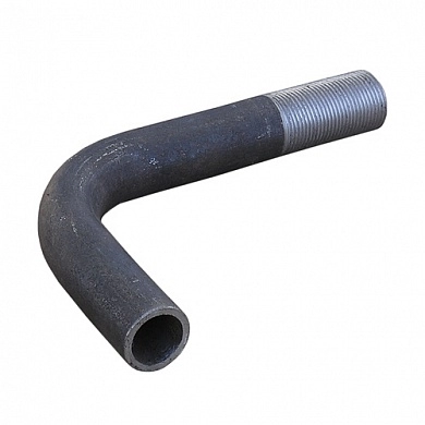  Отвод  стальной с резьб.  1/2" (15)